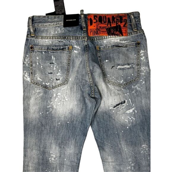 NWT DSQUARED2 Distressed boyfriend Jean size 38 - Picture 5 of 13